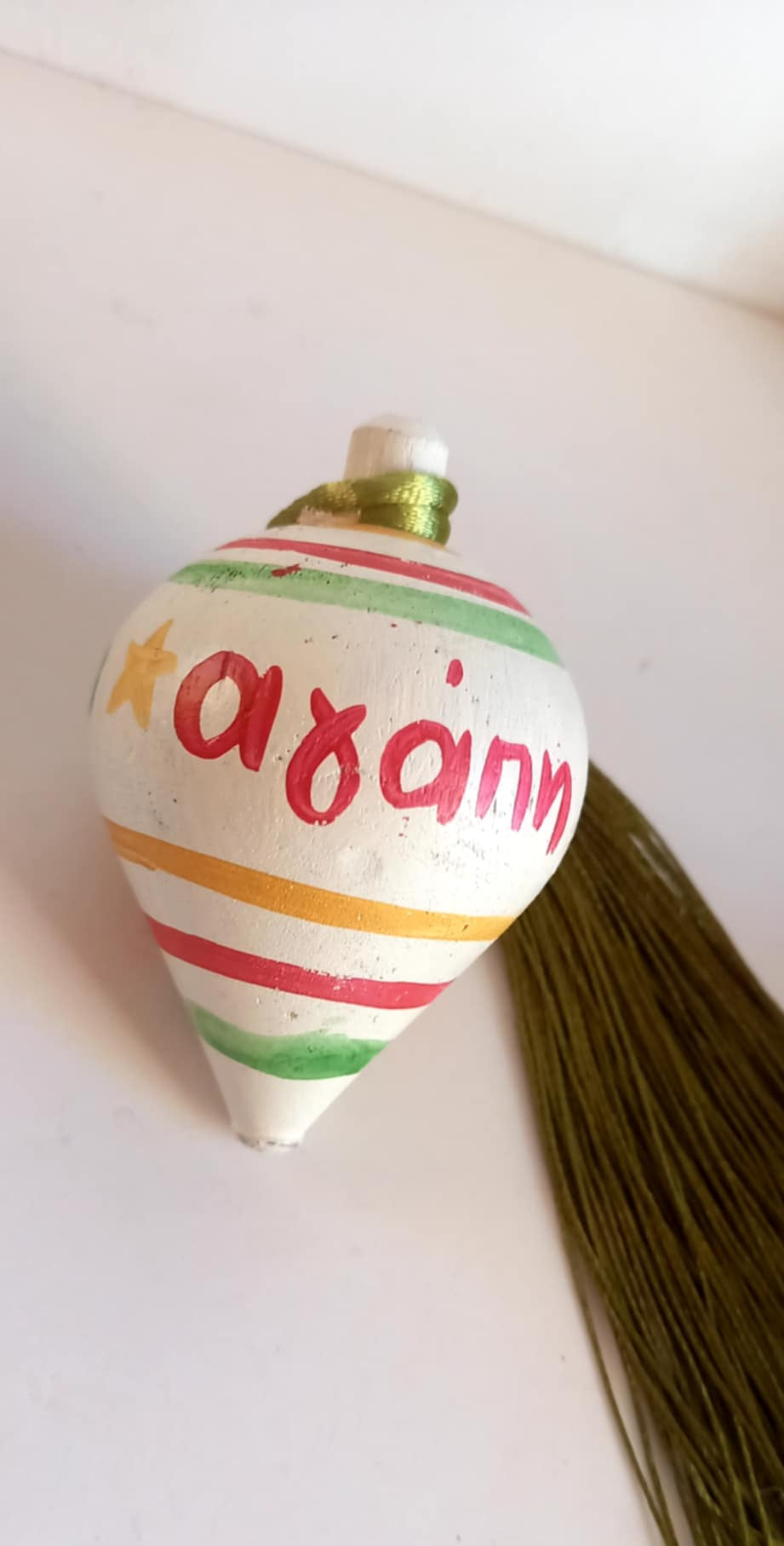 Χειροποίητη σβούρα γούρι 2026