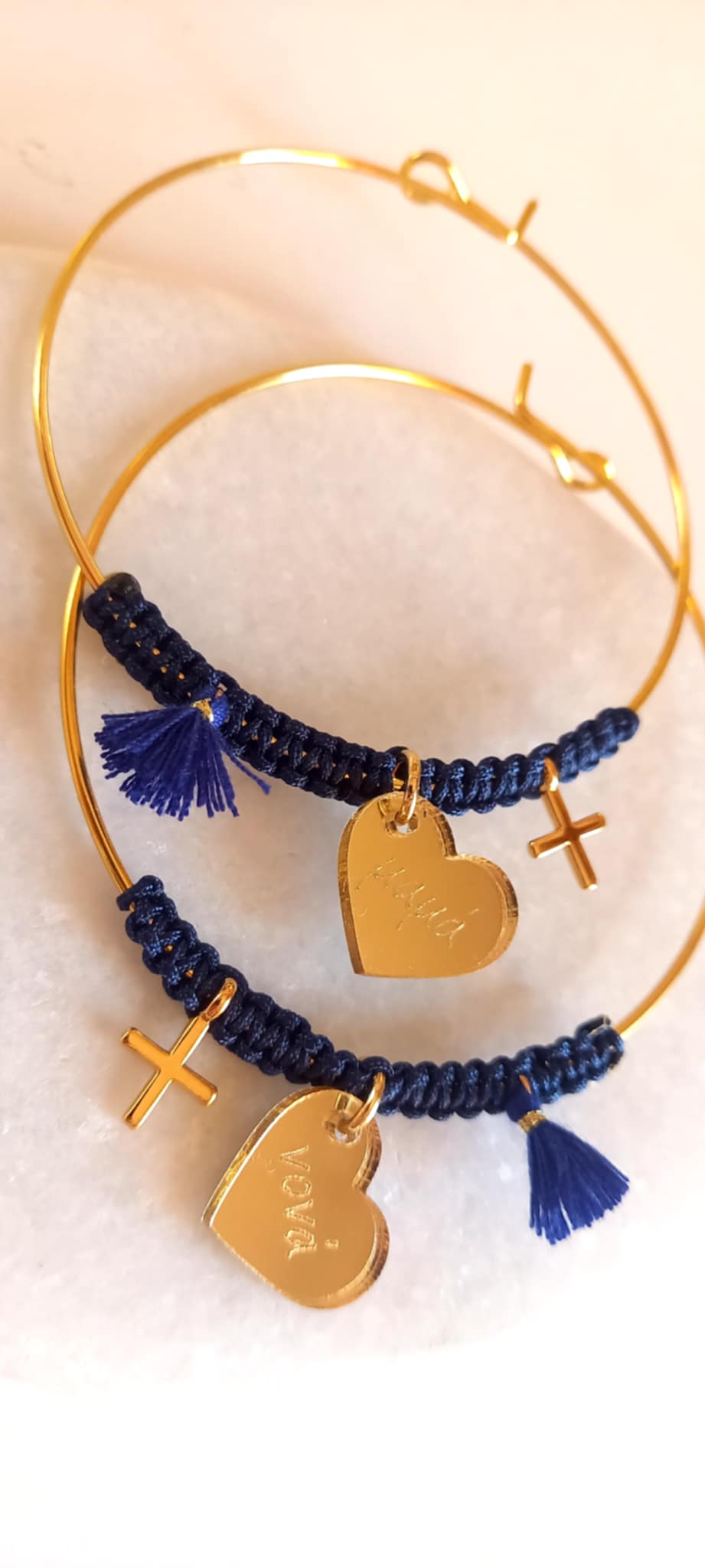 Μαρτυρικό βάπτισης για μαμά και νονά με βέργα