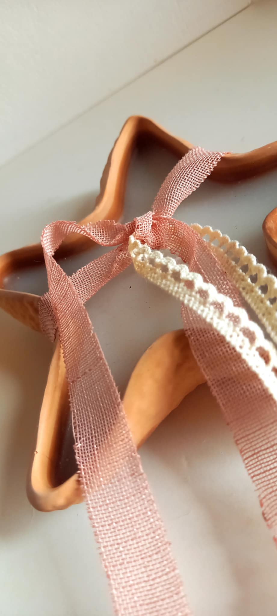 Μπομπονιέρα γάμου - βάπτισης αστερίας με κερί