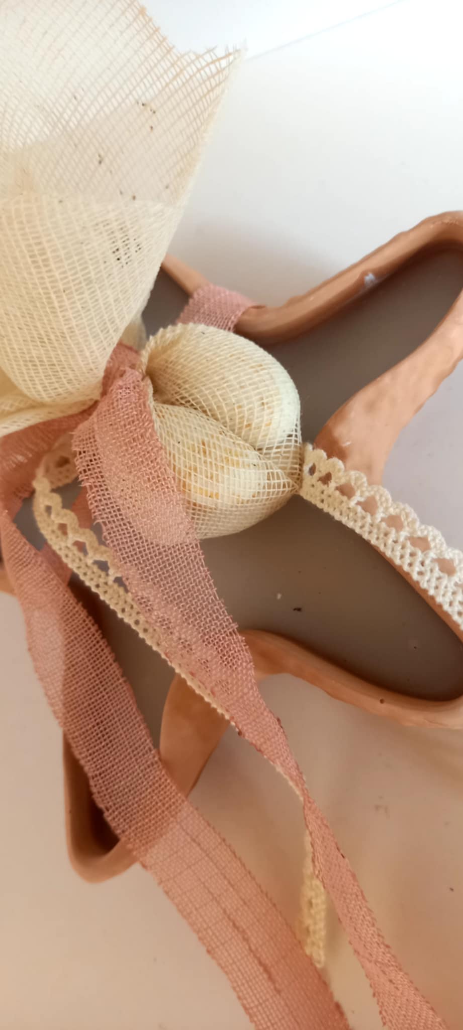 Μπομπονιέρα γάμου - βάπτισης αστερίας με κερί