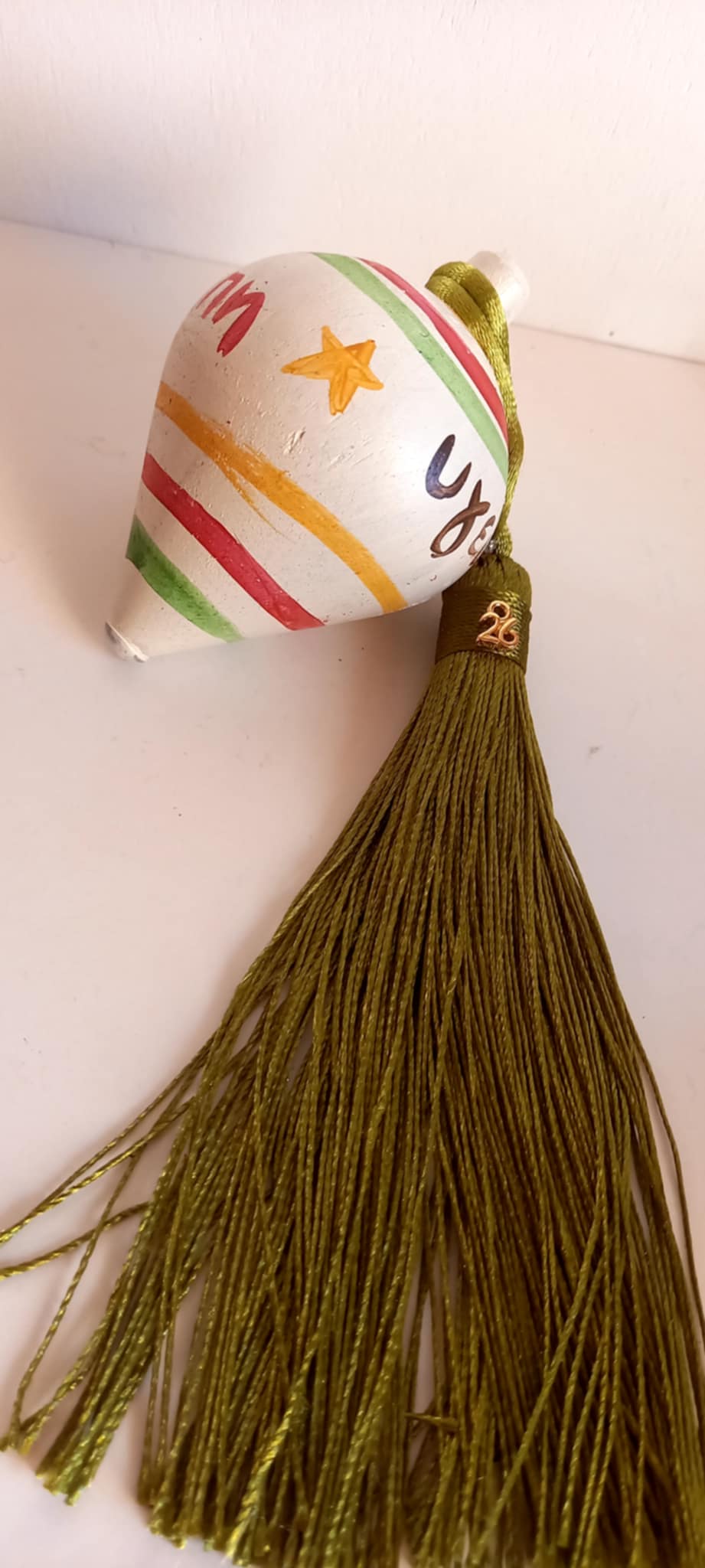 Χειροποίητη σβούρα γούρι 2026