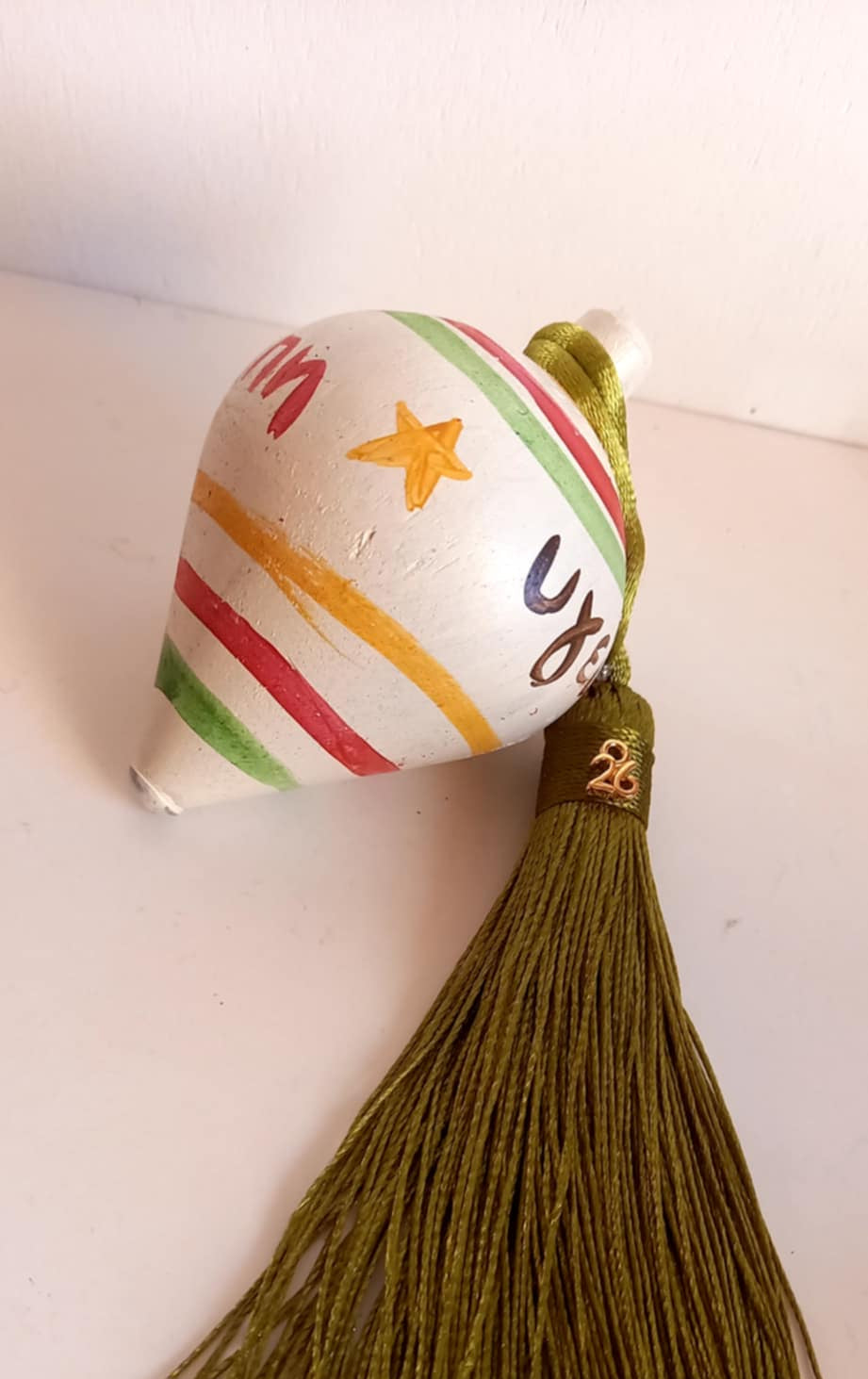 Χειροποίητη σβούρα γούρι 2026