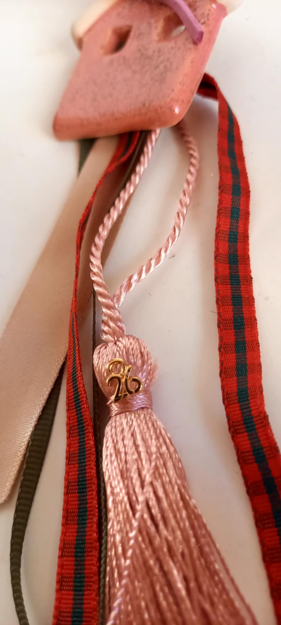 Κρεμαστό γούρι με κεραμικό σπιτάκι