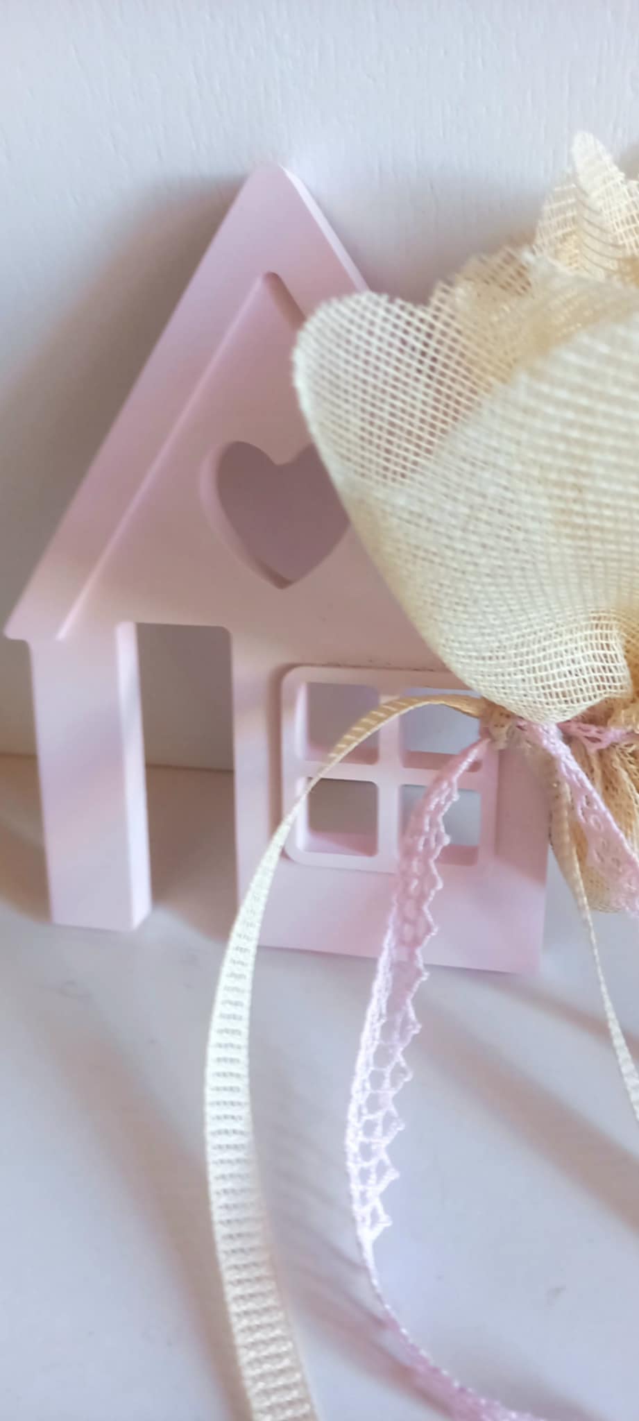 Μπομπονιέρα βάπτισης κεραμικό σπιτάκι