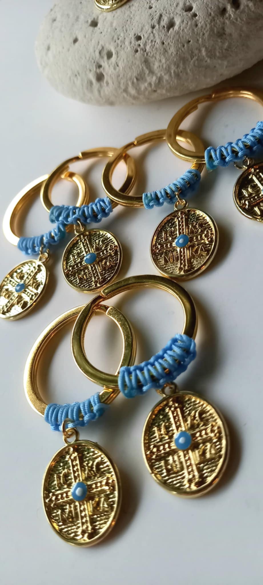 Μαρτυρικό βάπτισης μπρελόκ με κωνσταντινάτο