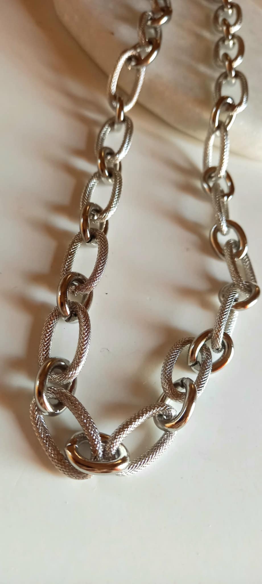 Κολιέ - αλυσίδα από ατσάλι