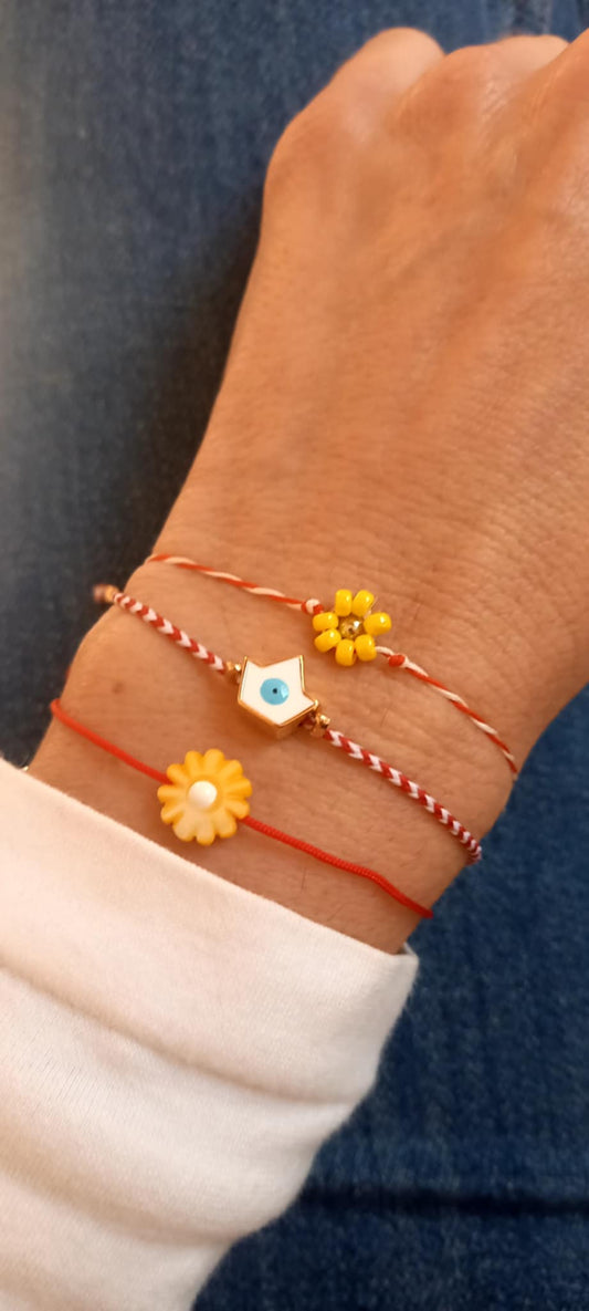 Βραχιόλι μαρτάκι με μοτίφ καραβάκι