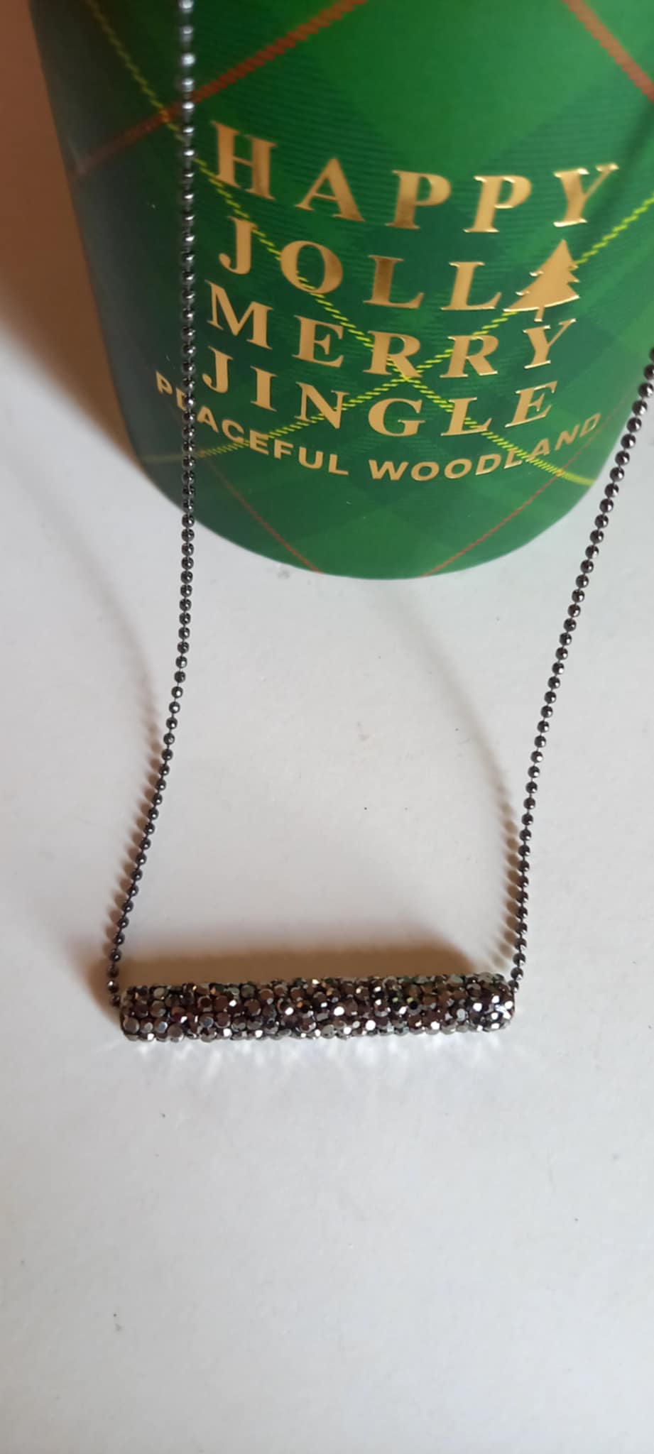 Κολιέ με μπάρα με ζιργκόν