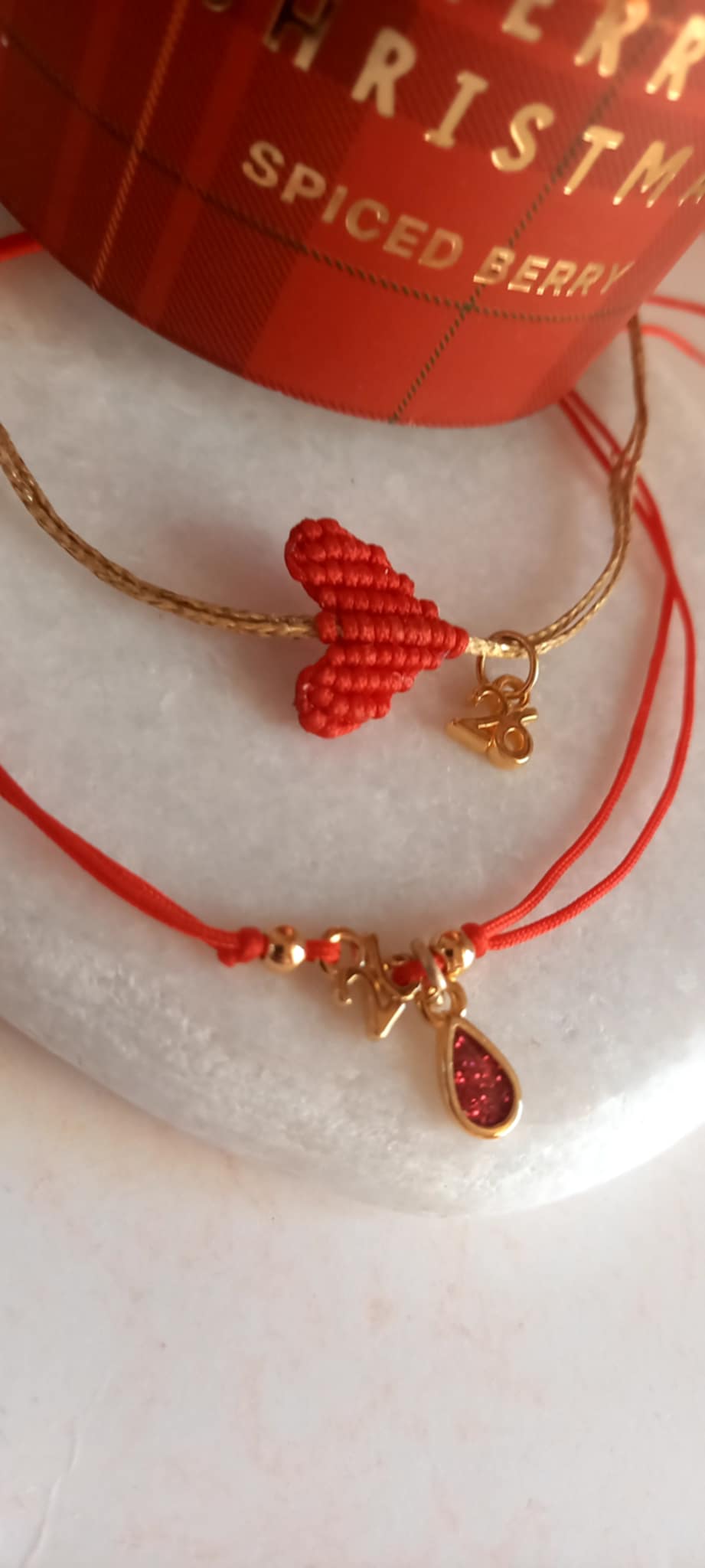 Βραχιόλι - γούρι 2026 με επιχρυσωμένα στοιχεία