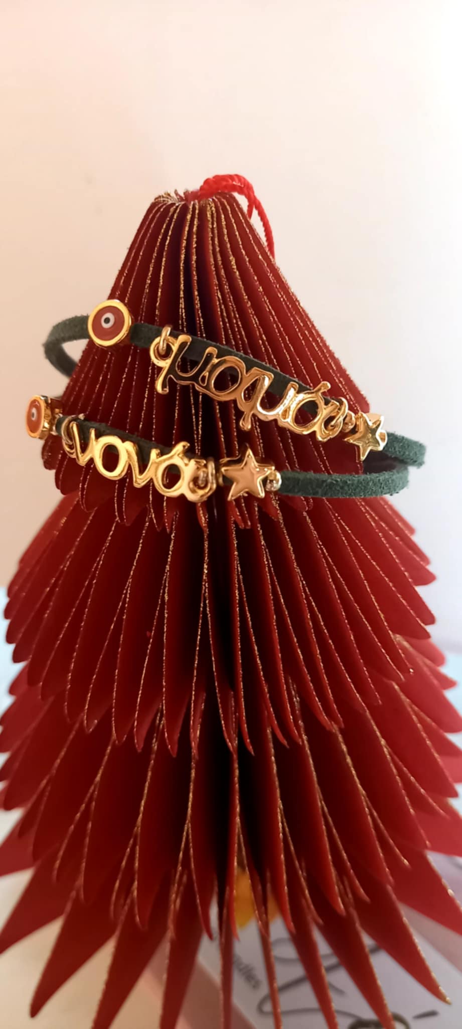 Μαρτυρικό βραχιόλι - γούρι μαμάς, νονάς, μπαμπά και νονού