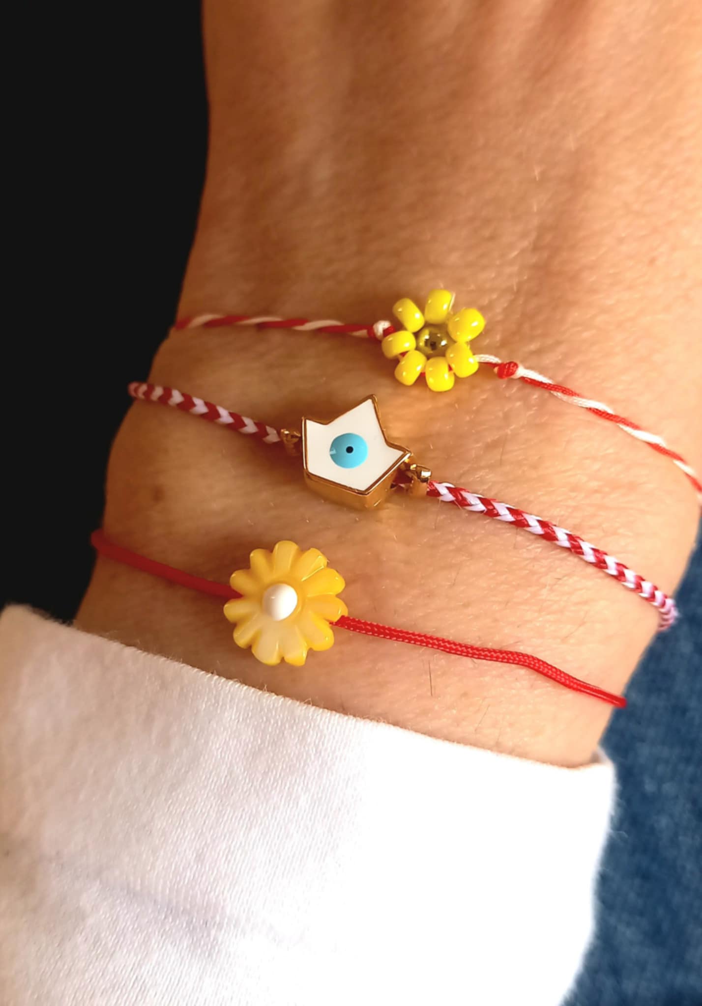 Βραχιόλι μαρτάκι με μοτίφ καραβάκι