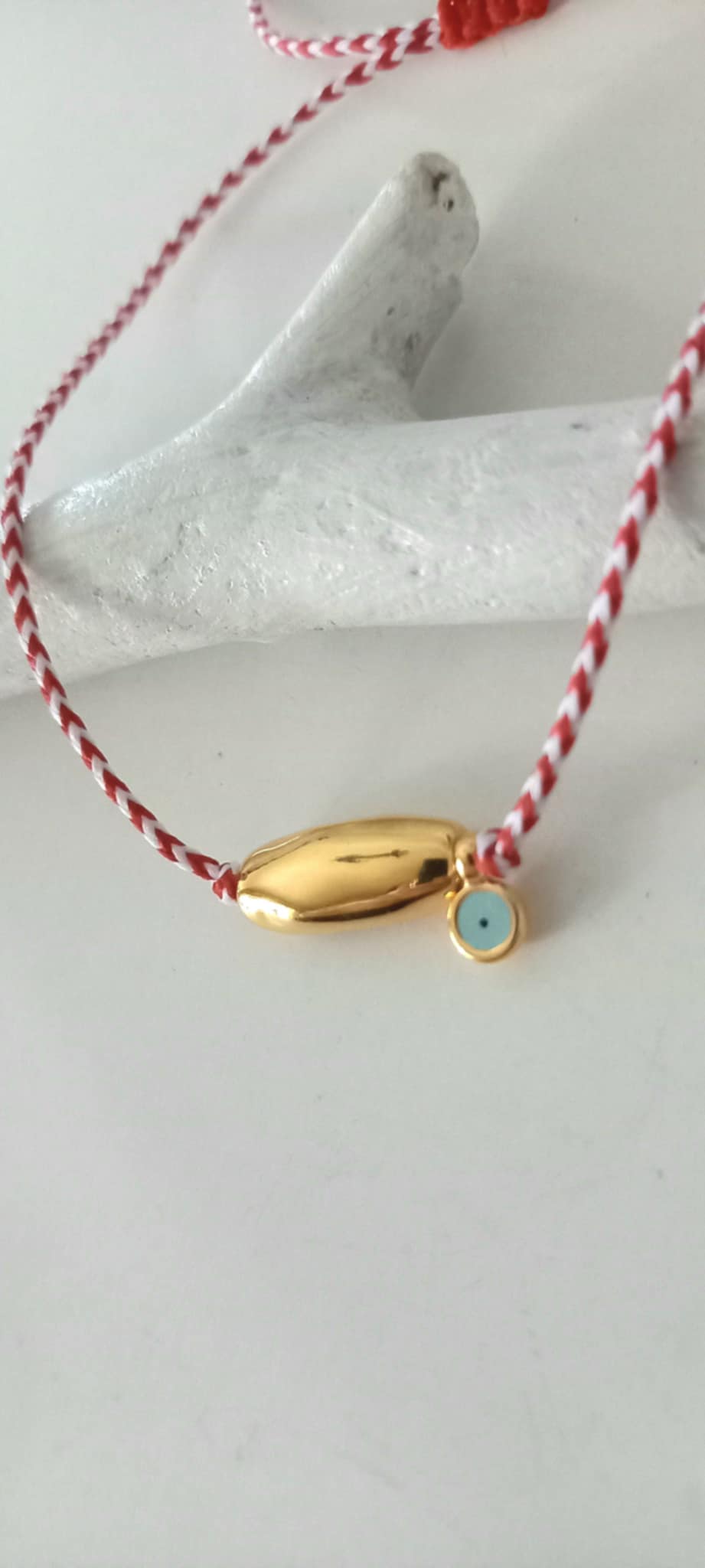 Βραχιόλι μαρτάκι με μπάρα και μάτι