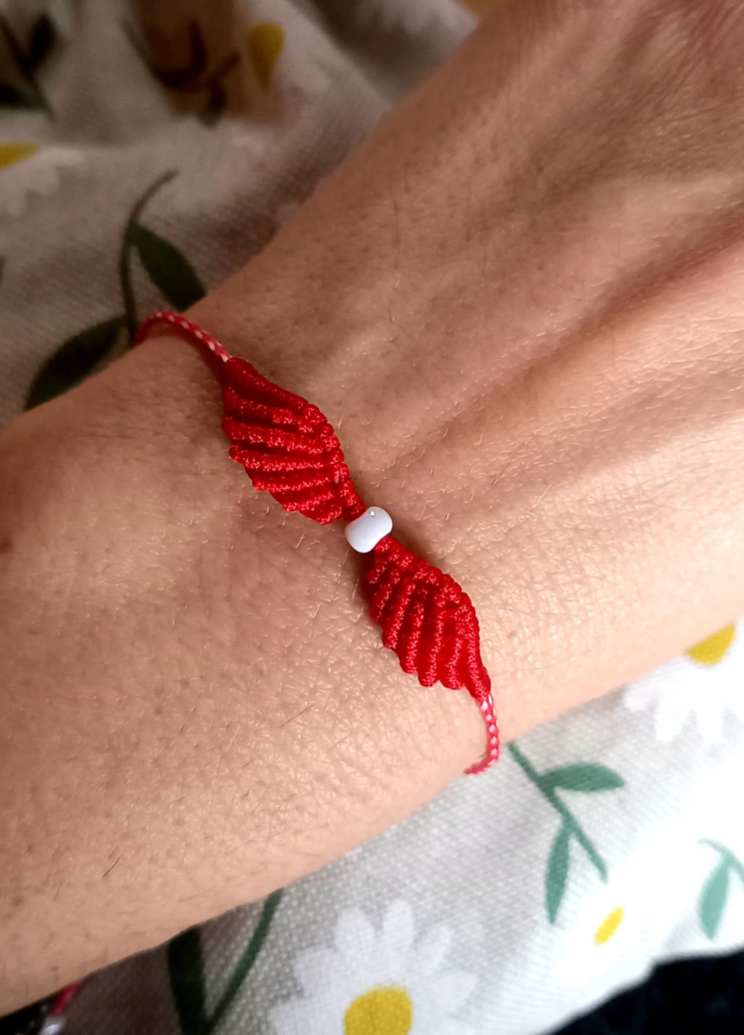 Βραχιόλι μαρτάκι με φτερά αγγέλου