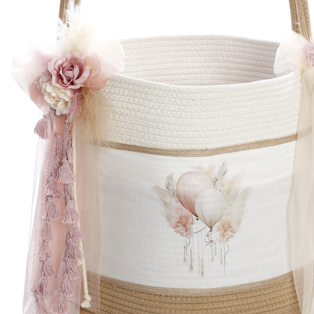 Σετ βάπτισης σε ρομαντικό - boho ύφος