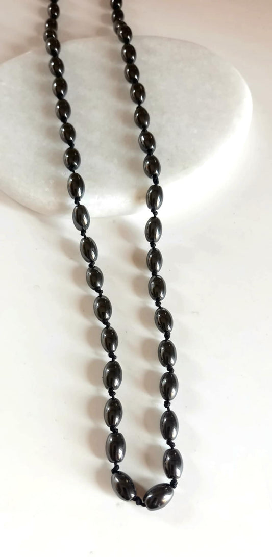 Κολιέ-ροζάριο με αιματίτες