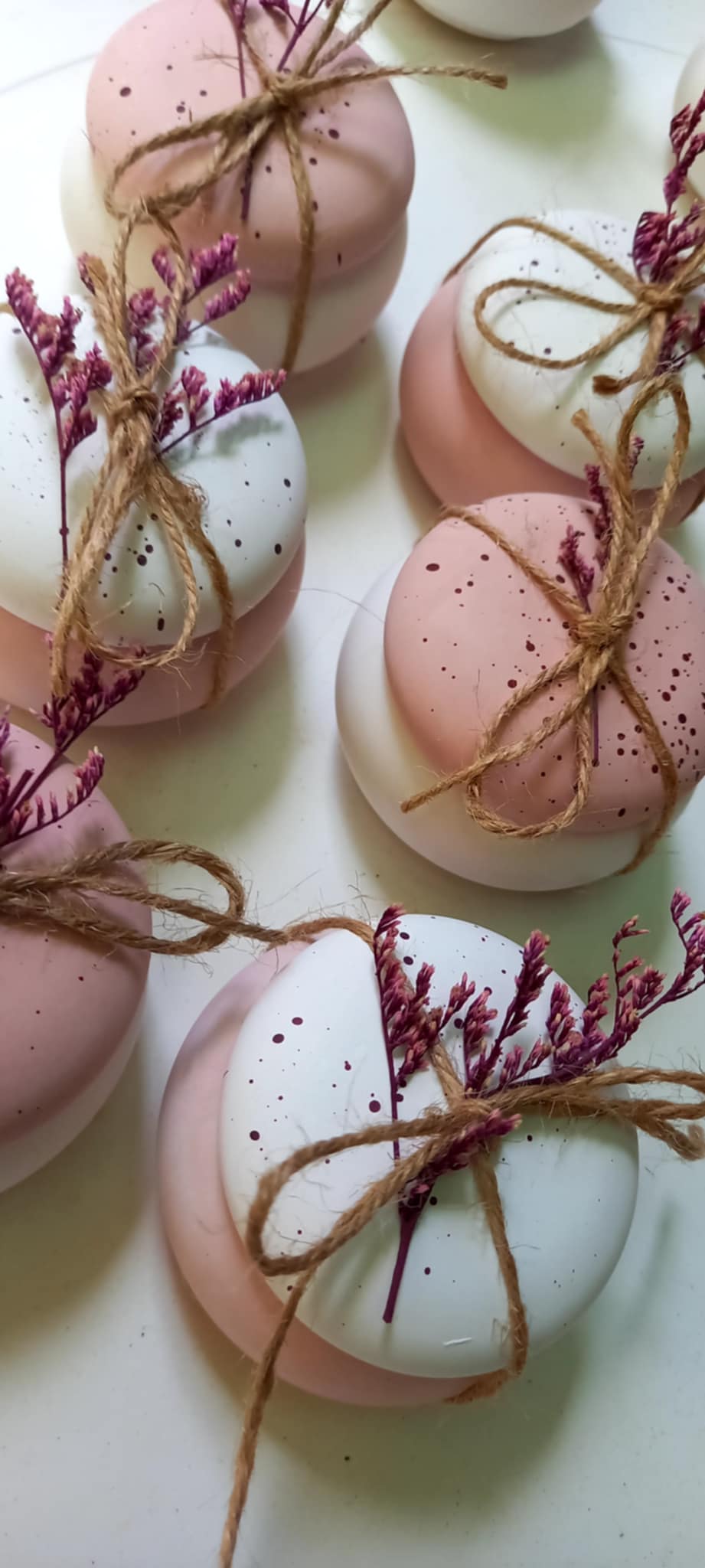 Μπομπονιέρα βάπτισης μπιζουτιέρα με πιτσίλες