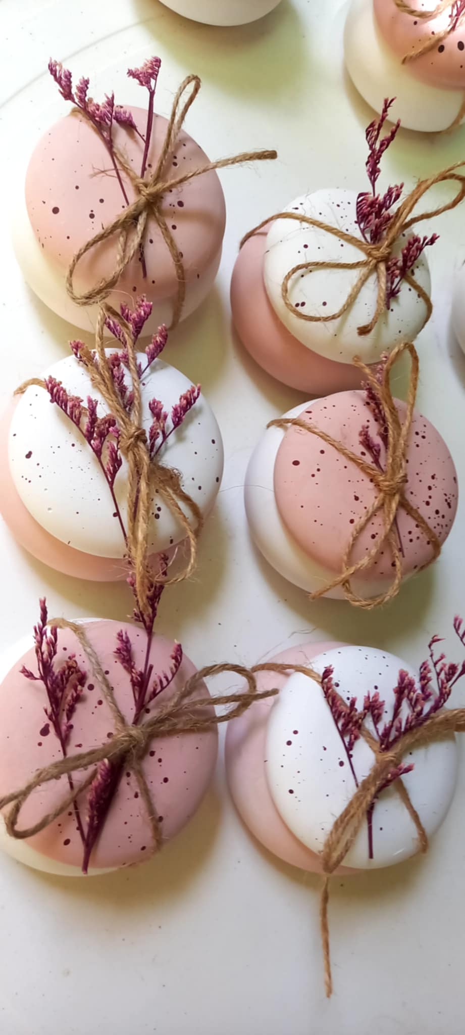 Μπομπονιέρα βάπτισης μπιζουτιέρα με πιτσίλες