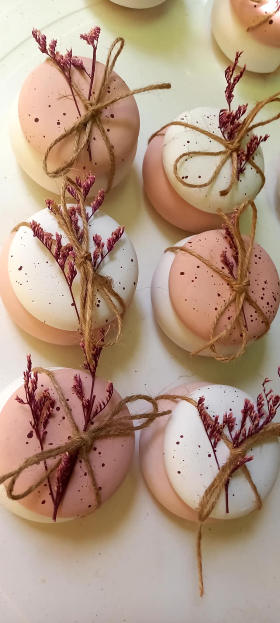 Μπομπονιέρα βάπτισης μπιζουτιέρα με πιτσίλες