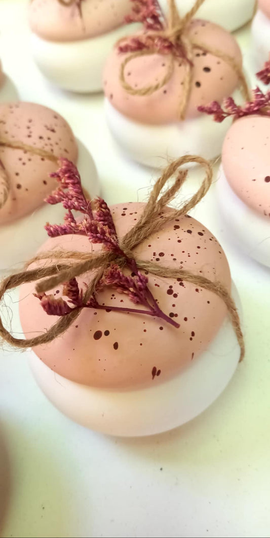 Μπομπονιέρα βάπτισης μπιζουτιέρα με πιτσίλες