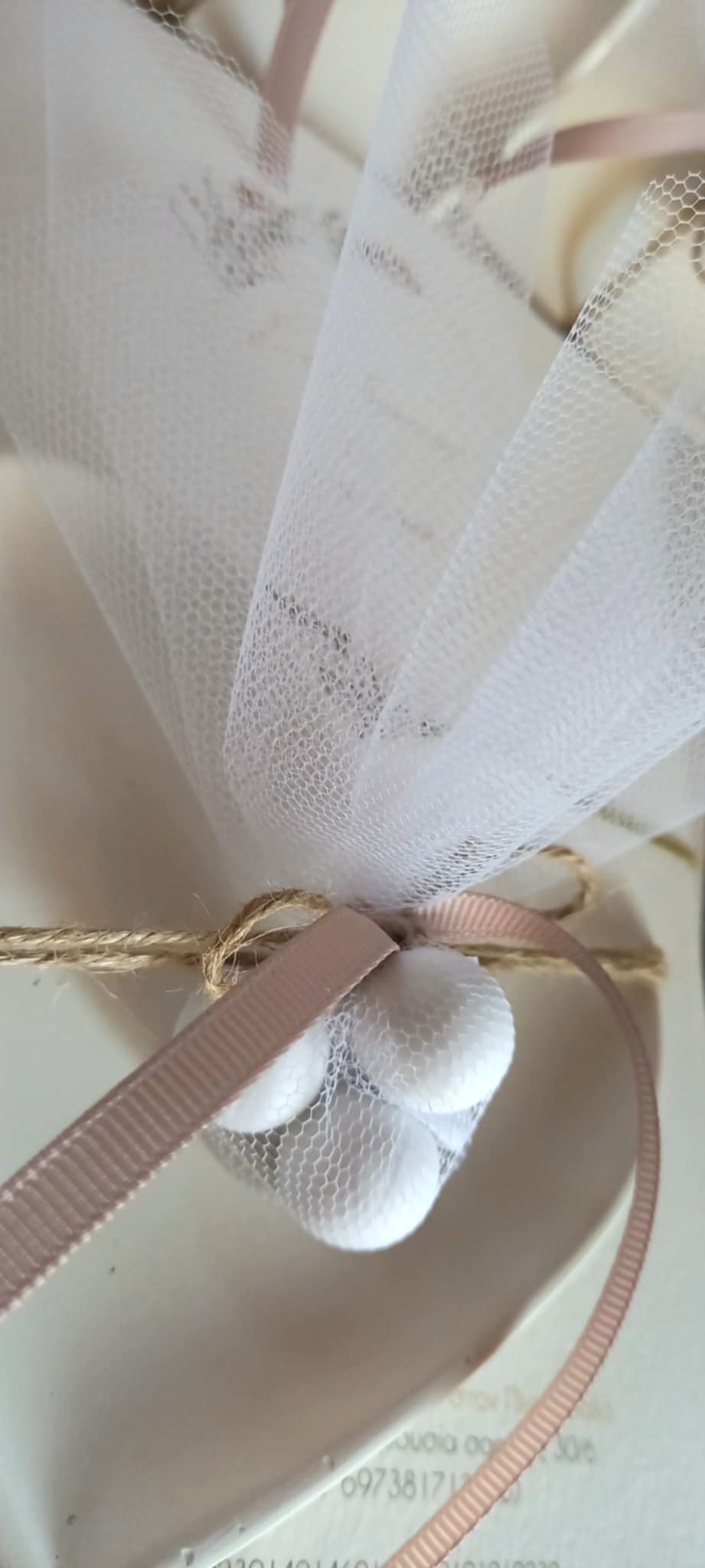 Μπομπονιέρα γάμου - βάπτισης κεραμική καρδιά