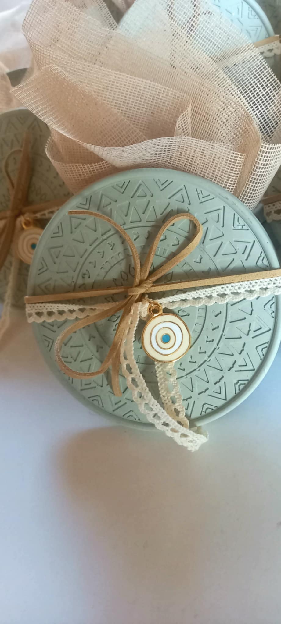 Μπομπονιέρα βάπτισης κεραμικό σουβέρ