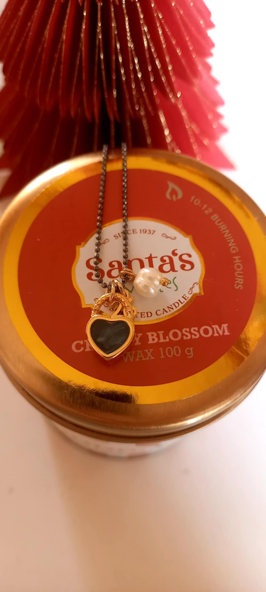 Κολιέ - γούρι με καρδιά και μοτίφ "26"