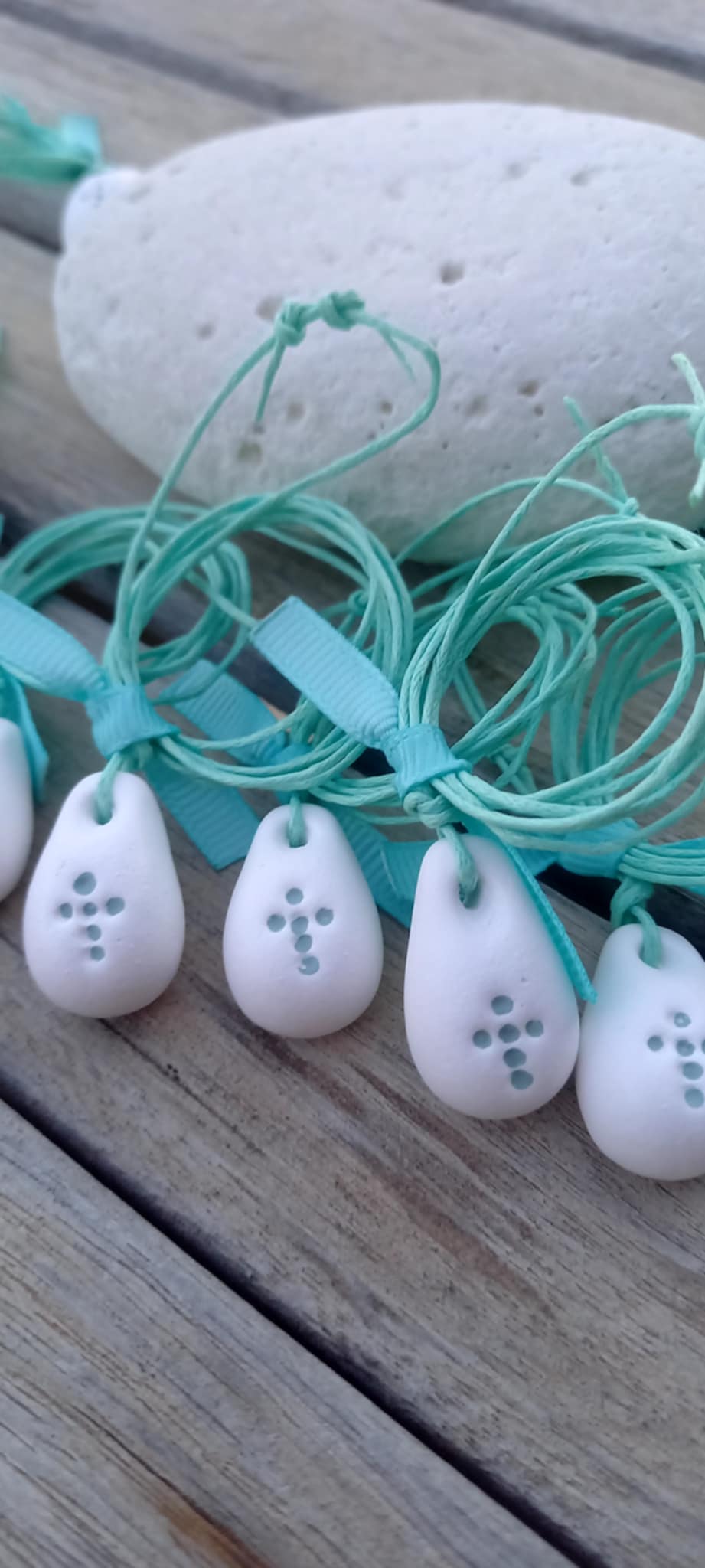 Μαρτυρικό βάπτισης με υφή πορσελάνης