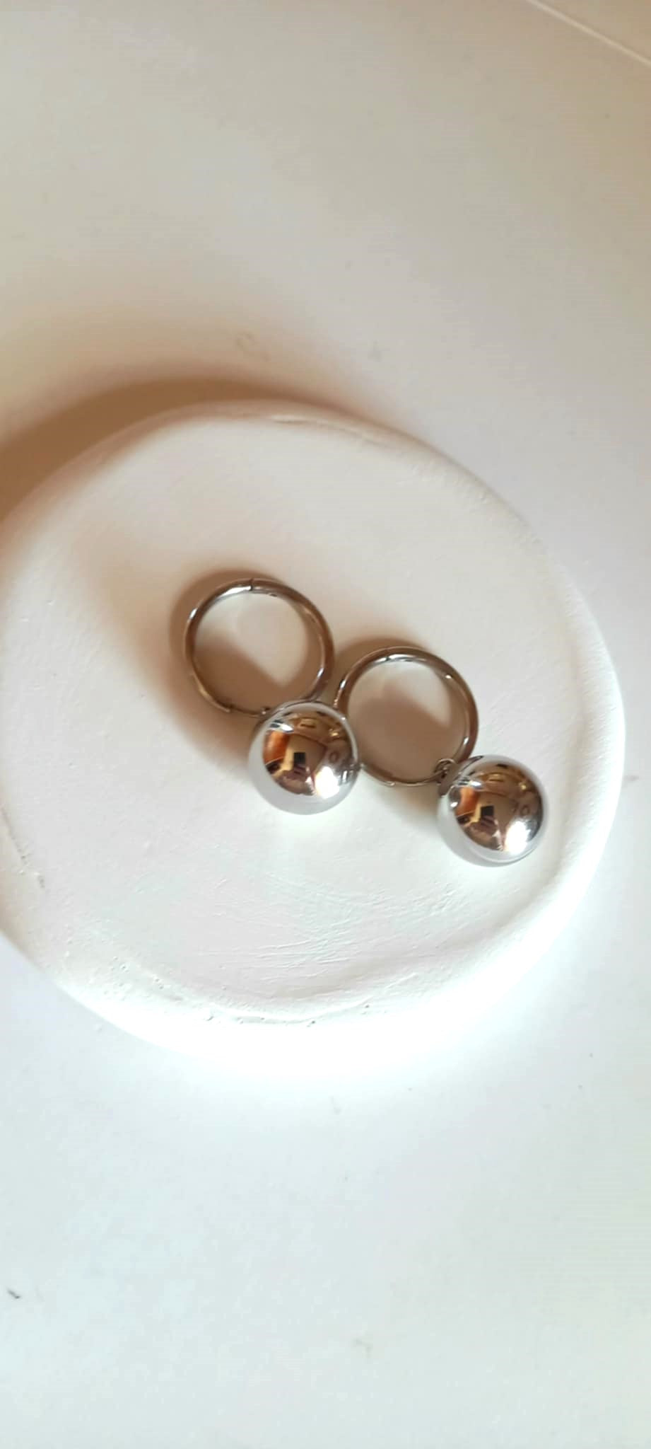 Σκουλαρίκια - κρίκοι από ατσάλι