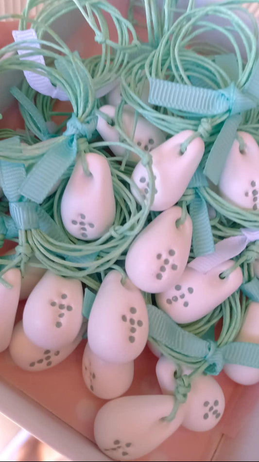 Μαρτυρικό βάπτισης με υφή πορσελάνης