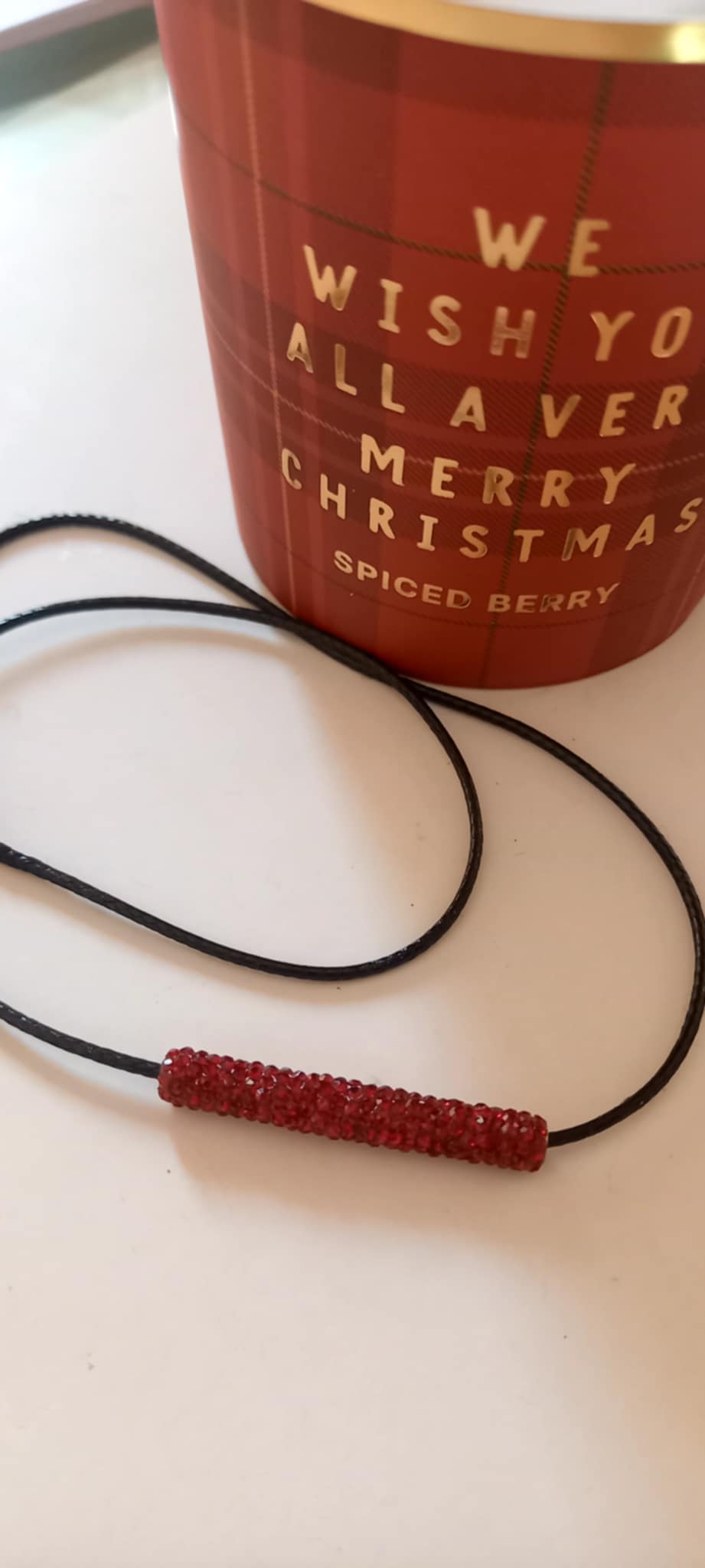 Κολιέ με μπάρα με ζιργκόν