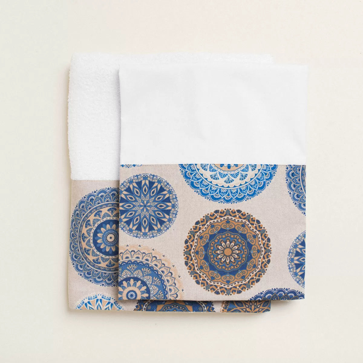 Σετ βάπτισης boho με μπλε madala