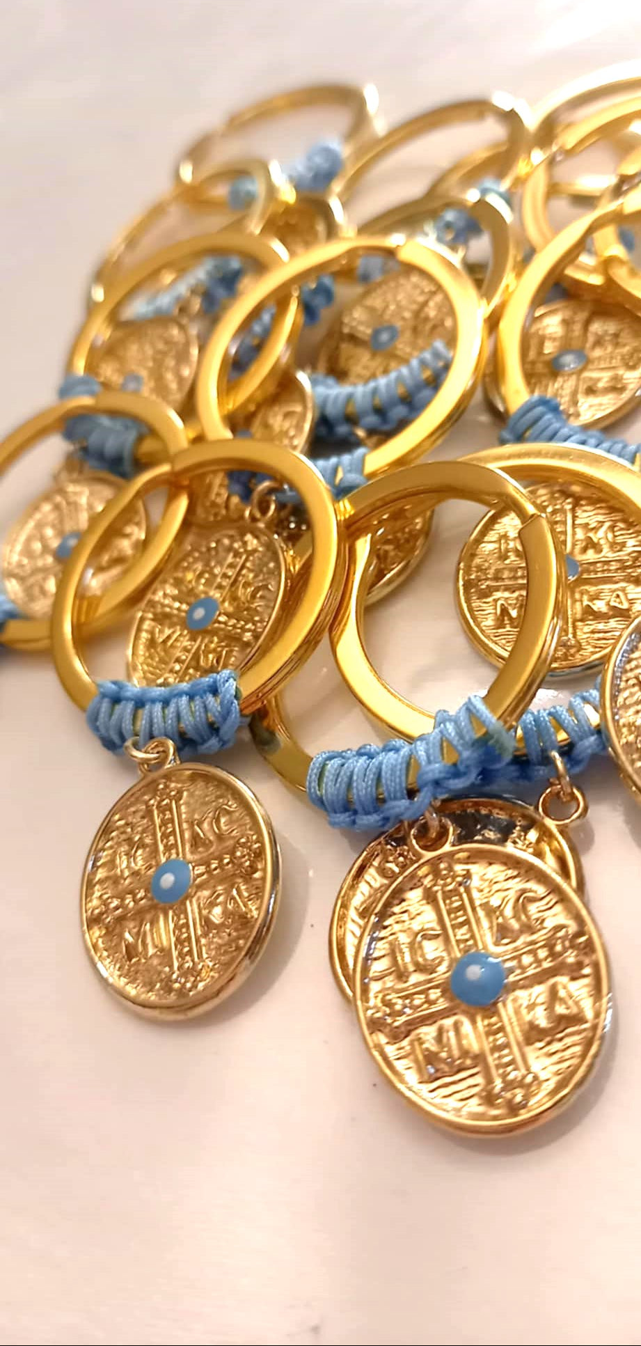 Μαρτυρικό βάπτισης μπρελόκ με κωνσταντινάτο