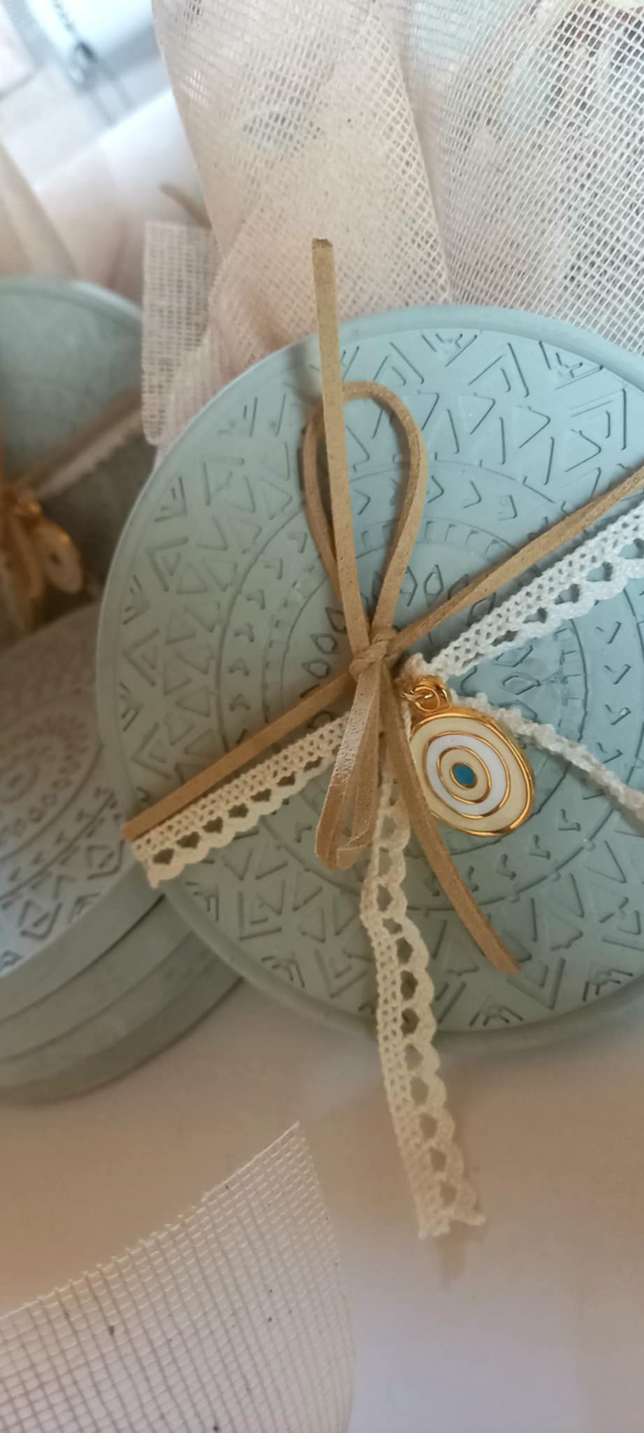 Μπομπονιέρα βάπτισης κεραμικό σουβέρ