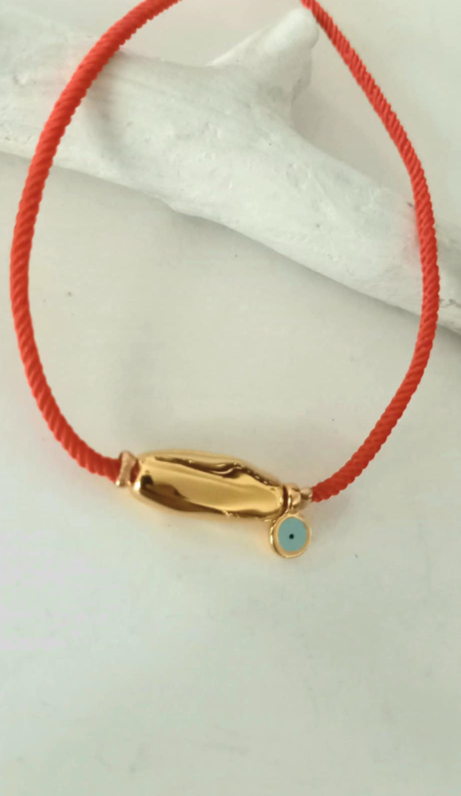 Βραχιόλι μαρτάκι με επιχρυσωμένα στοιχεία