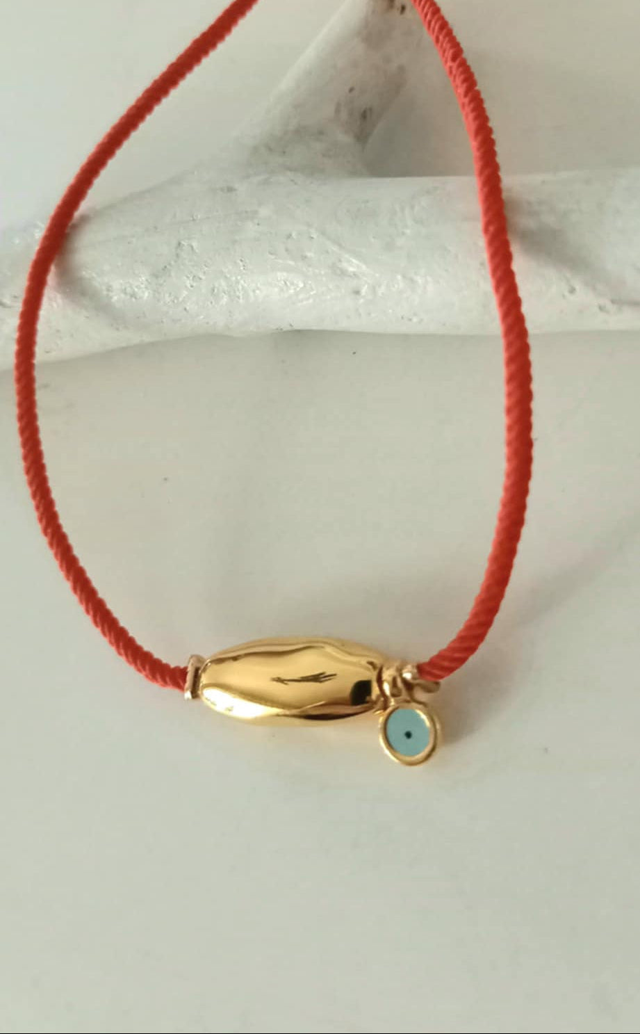 Βραχιόλι μαρτάκι με επιχρυσωμένα στοιχεία