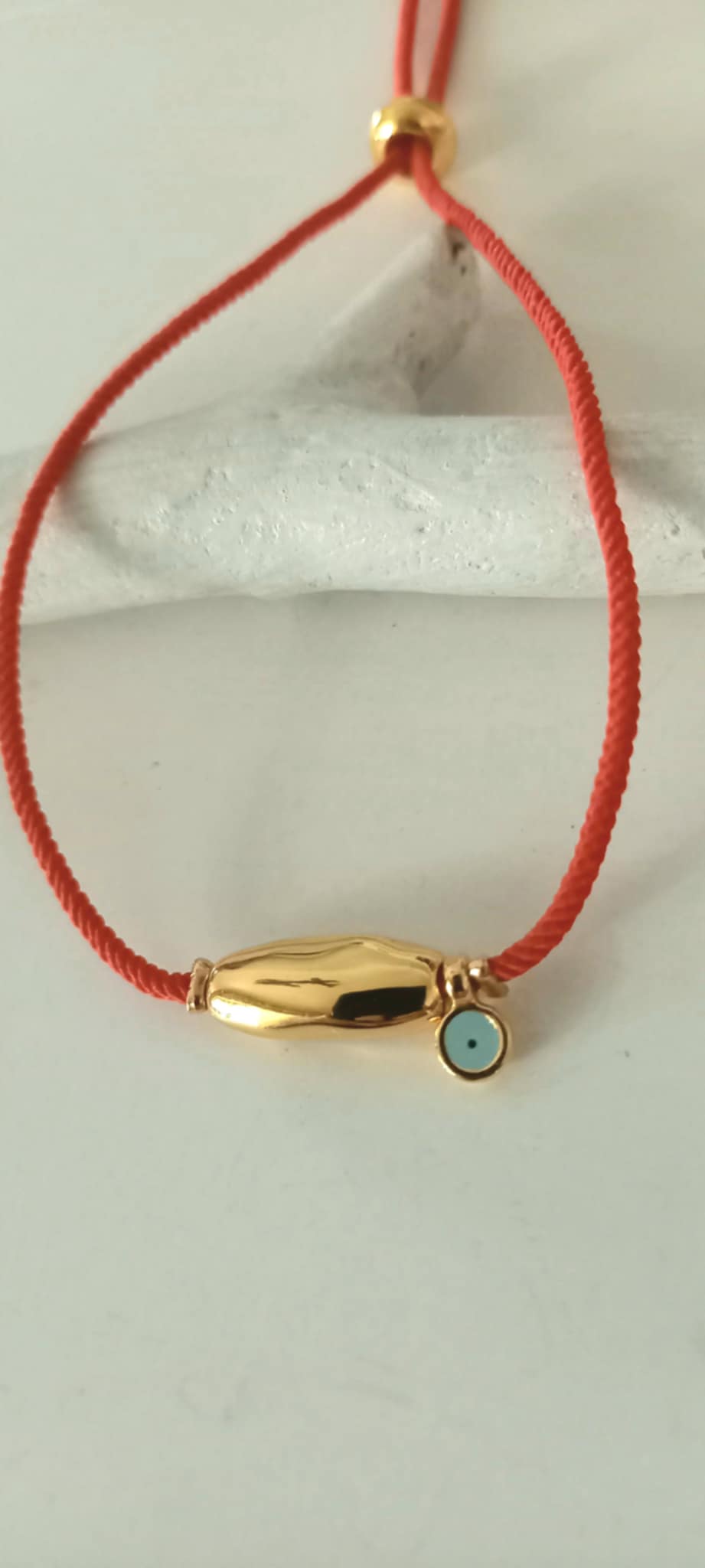 Βραχιόλι μαρτάκι με επιχρυσωμένα στοιχεία