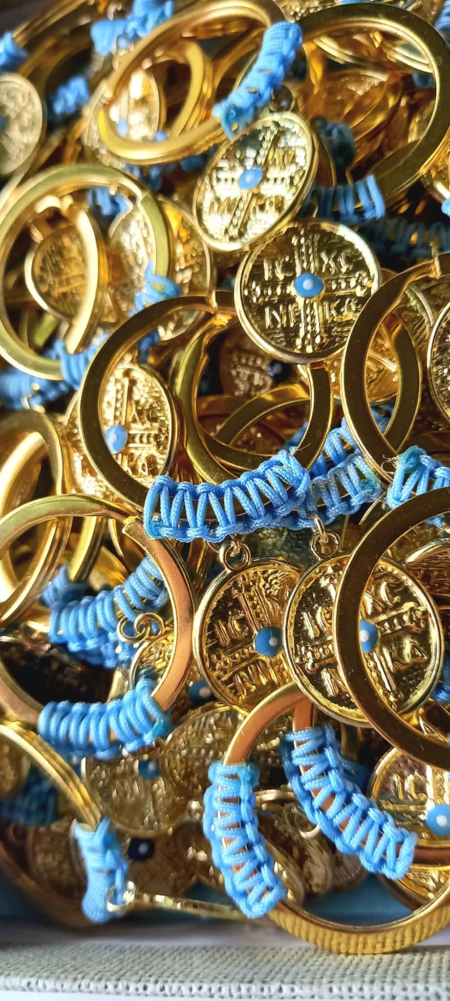 Μαρτυρικό βάπτισης μπρελόκ με κωνσταντινάτο