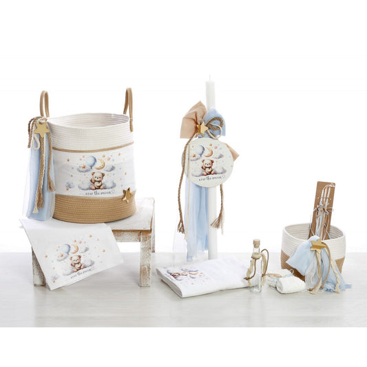 Σετ βάπτισης με θέμα το αρκουδάκι