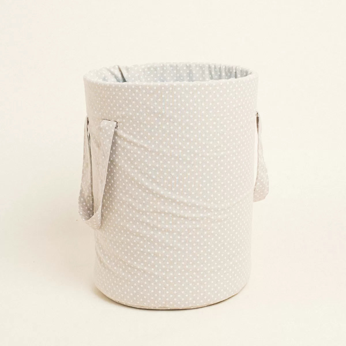 Σετ βάπτισης με μπεζ πουά