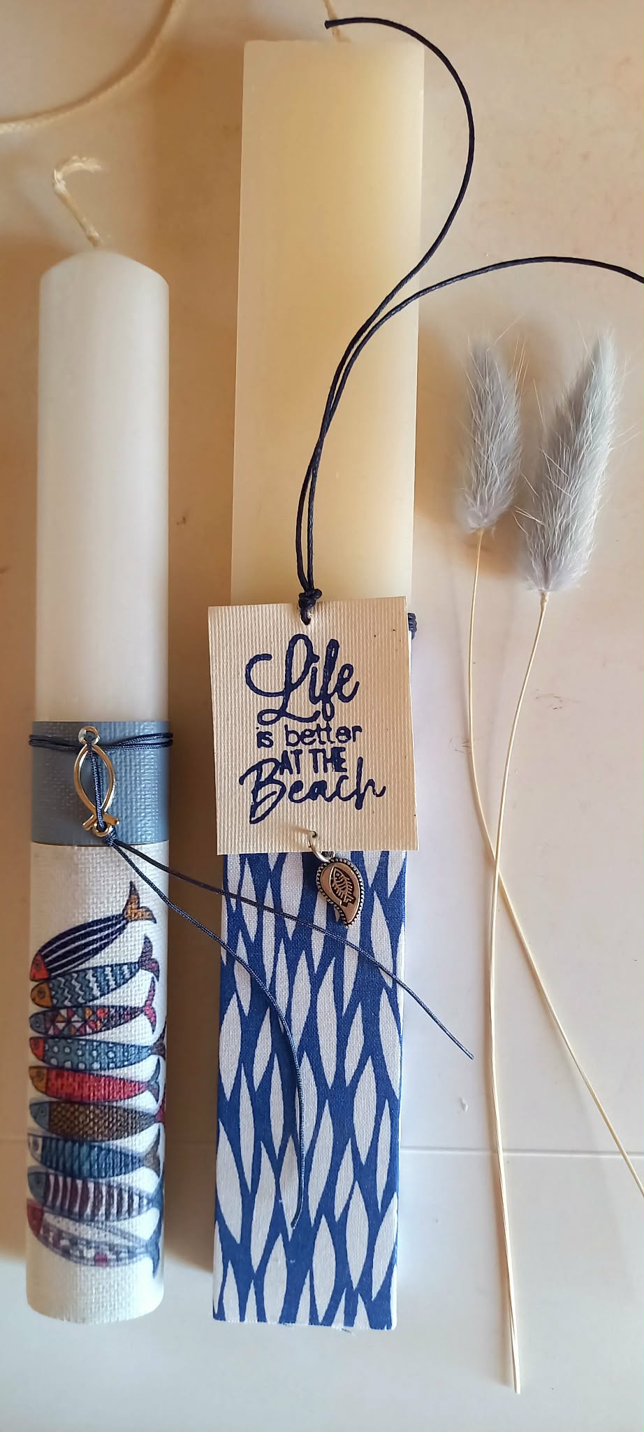 Αρωματική λαμπάδα με σελιδοδείκτη