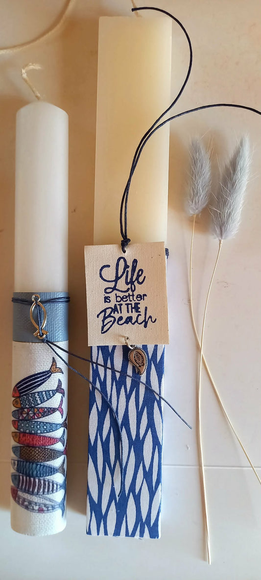 Αρωματική λαμπάδα με σελιδοδείκτη