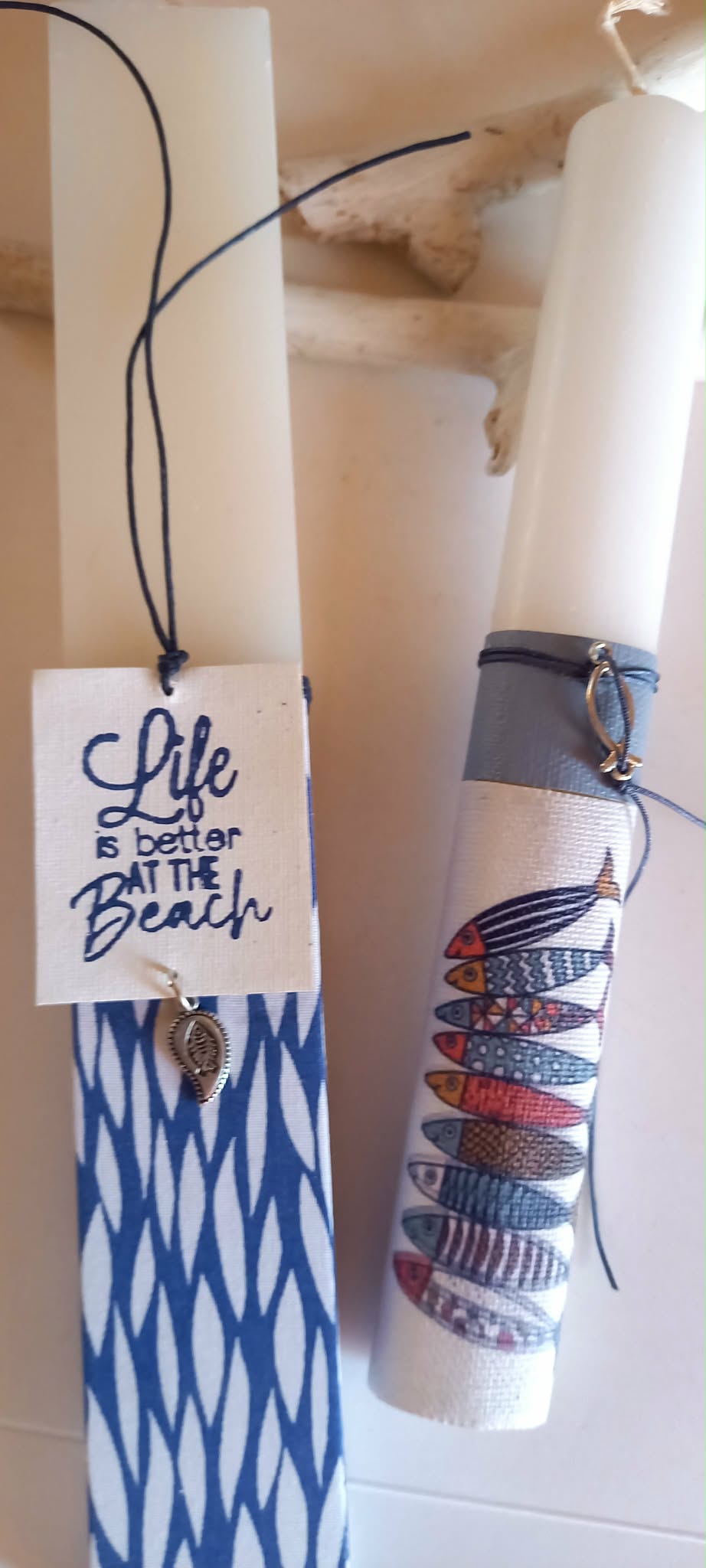 Αρωματική λαμπάδα με σελιδοδείκτη