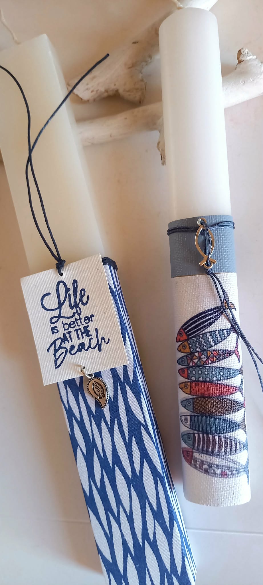 Αρωματική λαμπάδα με σελιδοδείκτη