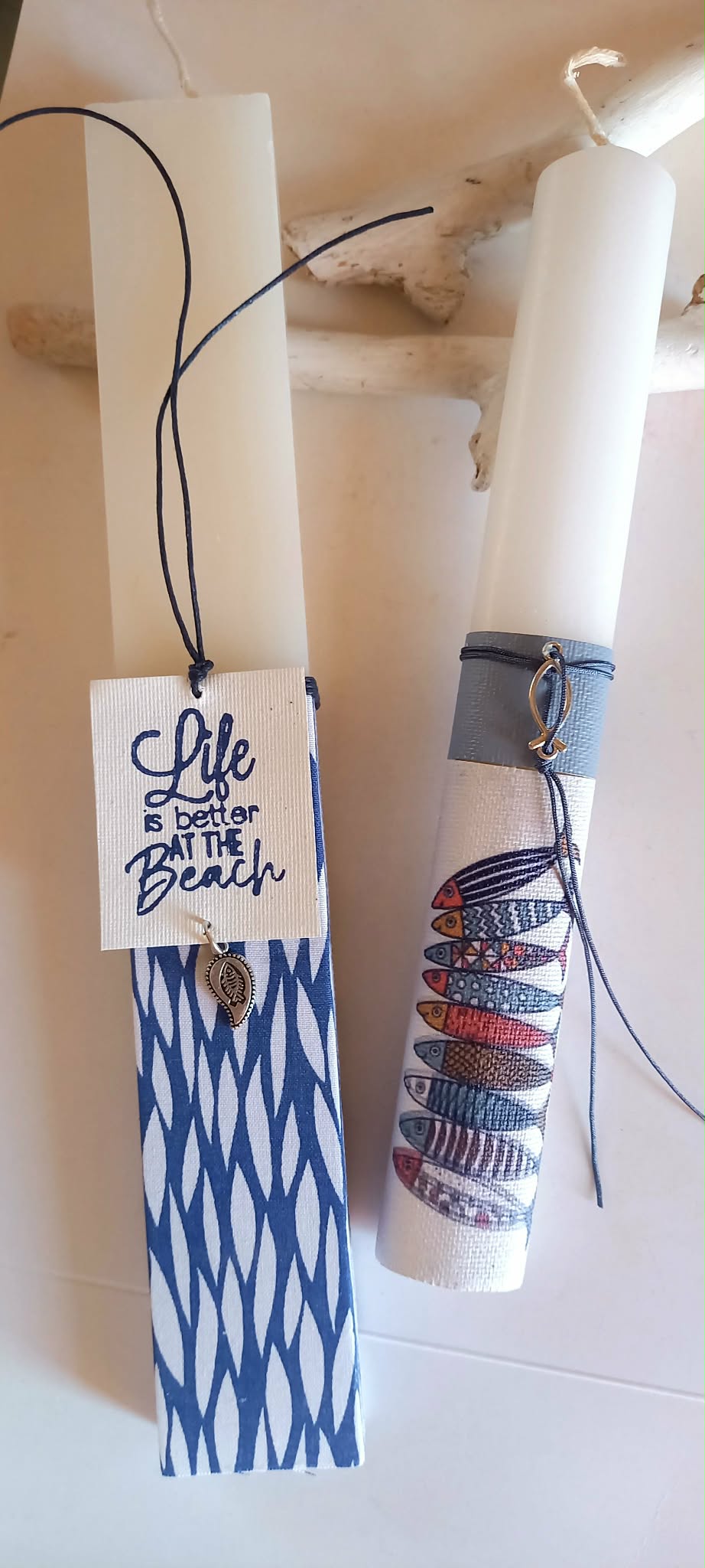 Αρωματική λαμπάδα με σελιδοδείκτη