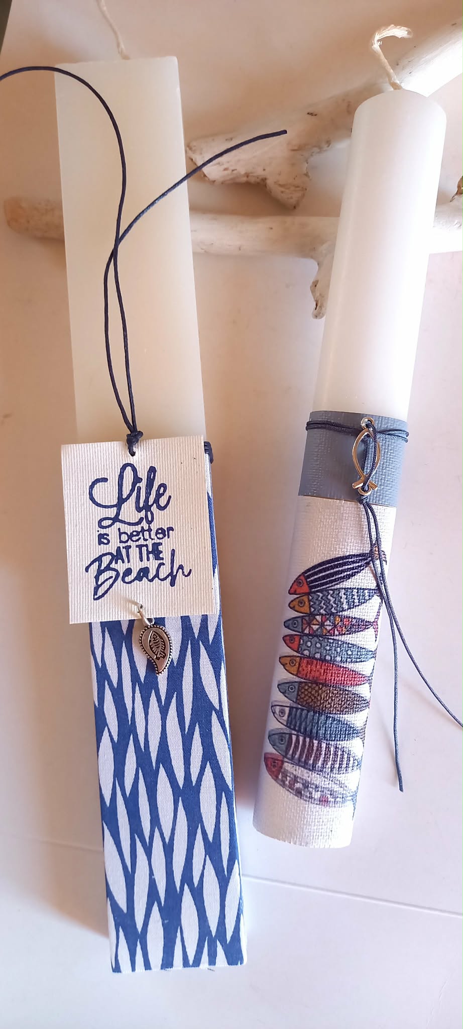 Αρωματική λαμπάδα με σελιδοδείκτη