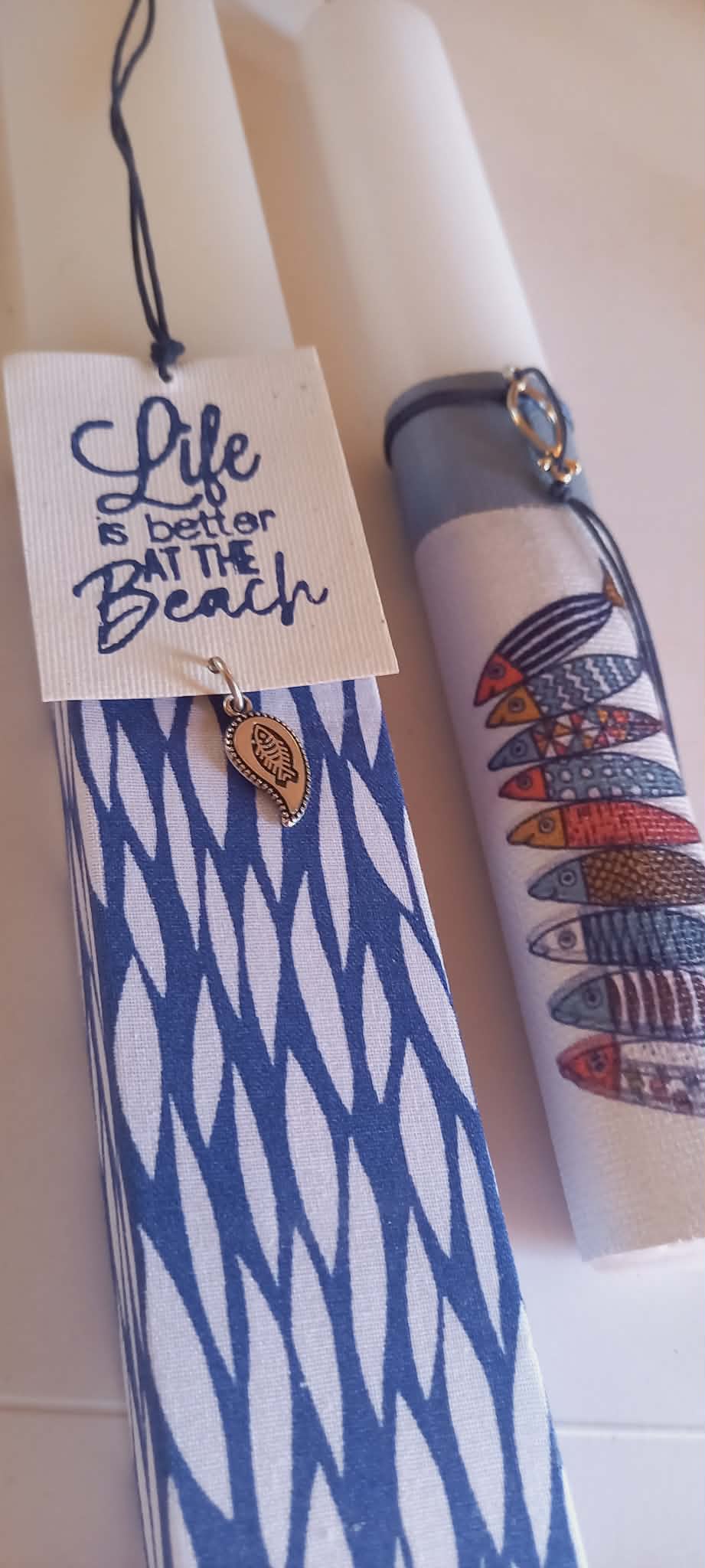 Αρωματική λαμπάδα με σελιδοδείκτη