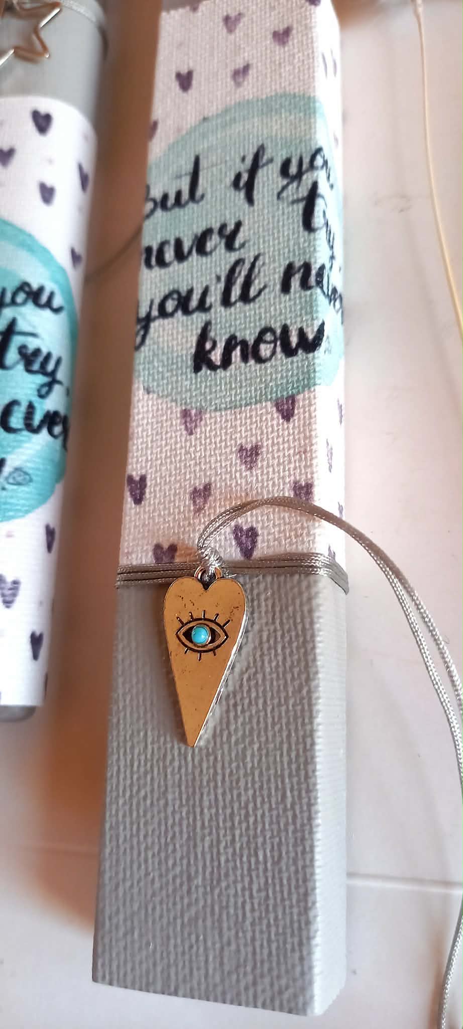 Αρωματική λαμπάδα με μεταλλικό στοιχείο