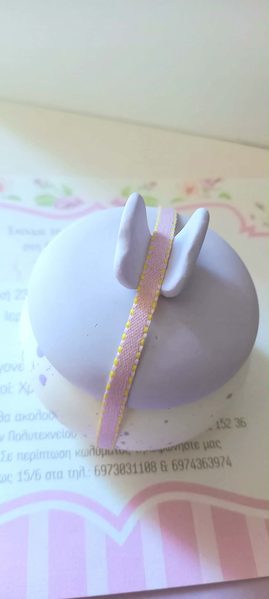 Μπομπονιέρα βάπτισης μπιζουτιέρα με πεταλούδα