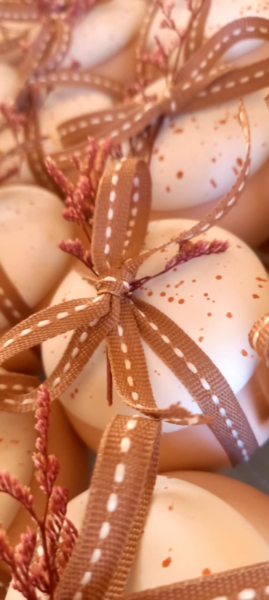 Μπομπονιέρα βάπτισης μπιζουτιέρα με αποξηραμένο λουλούδι