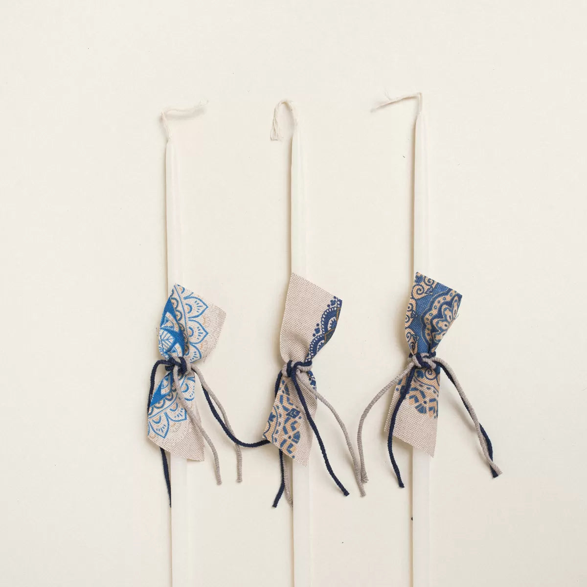 Σετ βάπτισης boho με μπλε madala